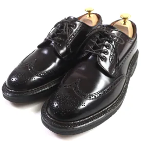 Alden Cordovan Wingtip Shoes Burgundy 6.5 USA