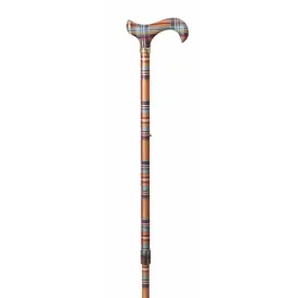 Classic Canes Fashion Derby Multi Coloured Tartan