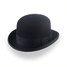 Customizable Black Felt Derby Hat for Men | The Ascot