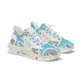 Cute Sea Seal Animal Men's Mesh Sneakers