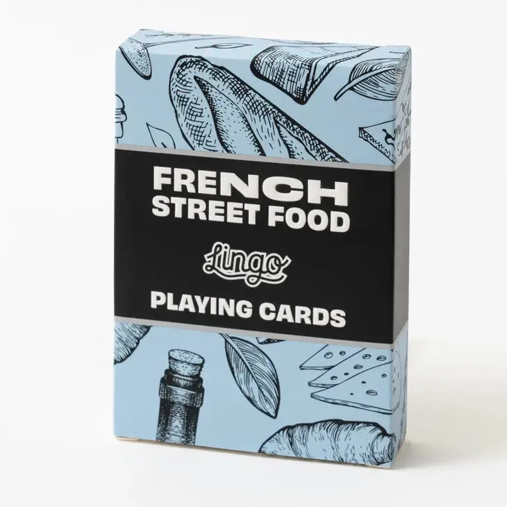 French Street Food Playing Cards