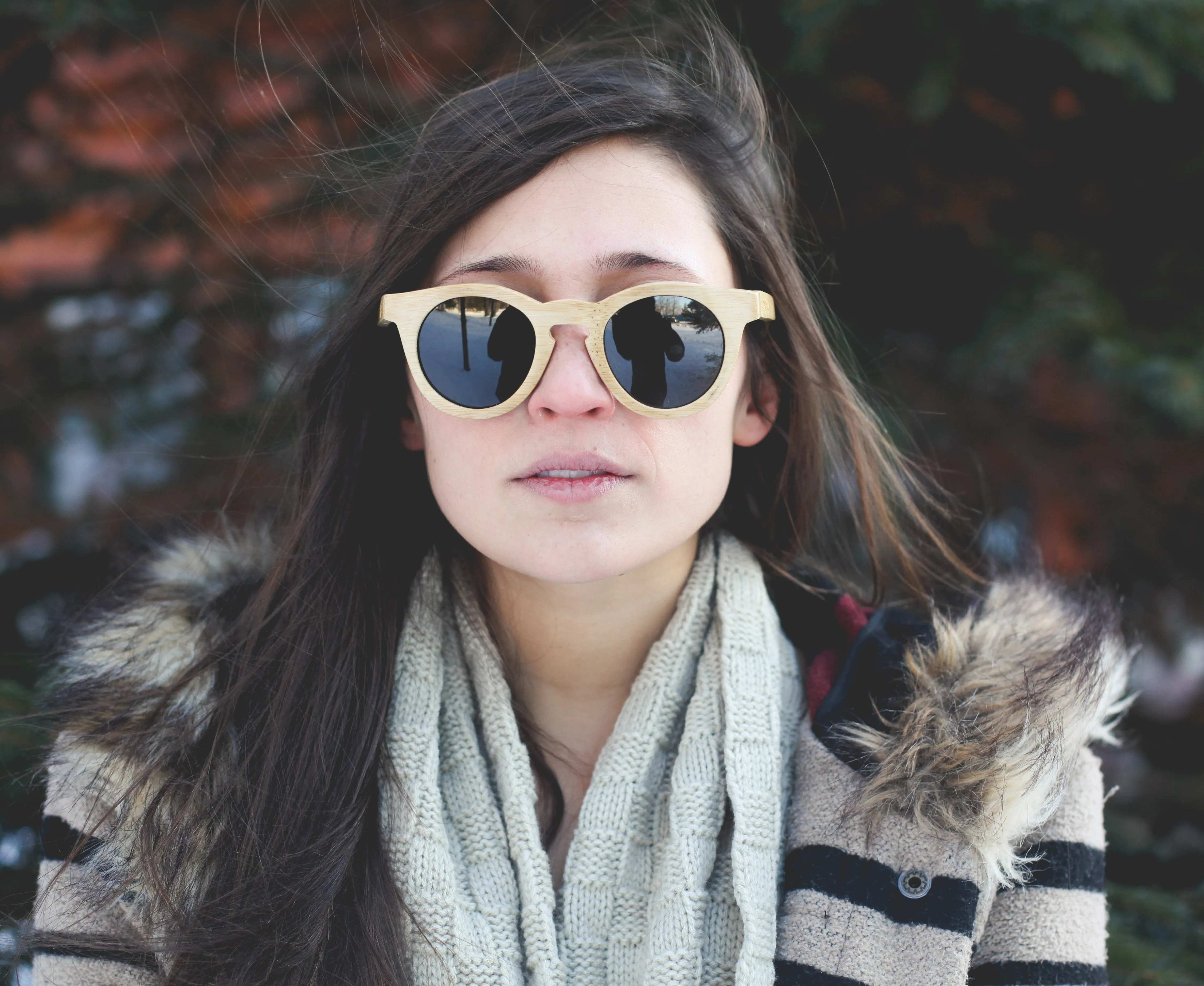 Hepburn Bamboo Sunglasses