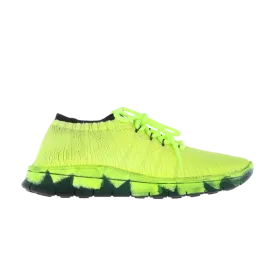 Maison Margiela Knit Trainer 'Painted Crackle' sneakers, yellow