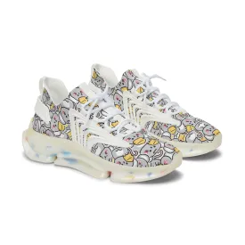 Mouse with Cheese Women's Mesh Sneakers
