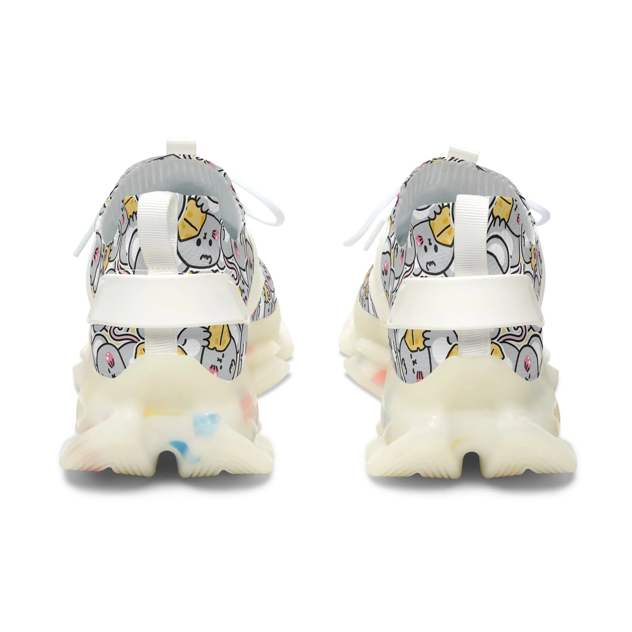 Mouse with Cheese Women's Mesh Sneakers