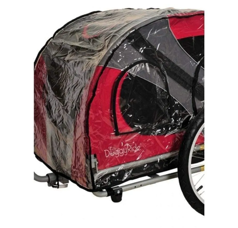 Novel DoggyRide Dog Bike Trailer Rain Cover by Dutch Dog