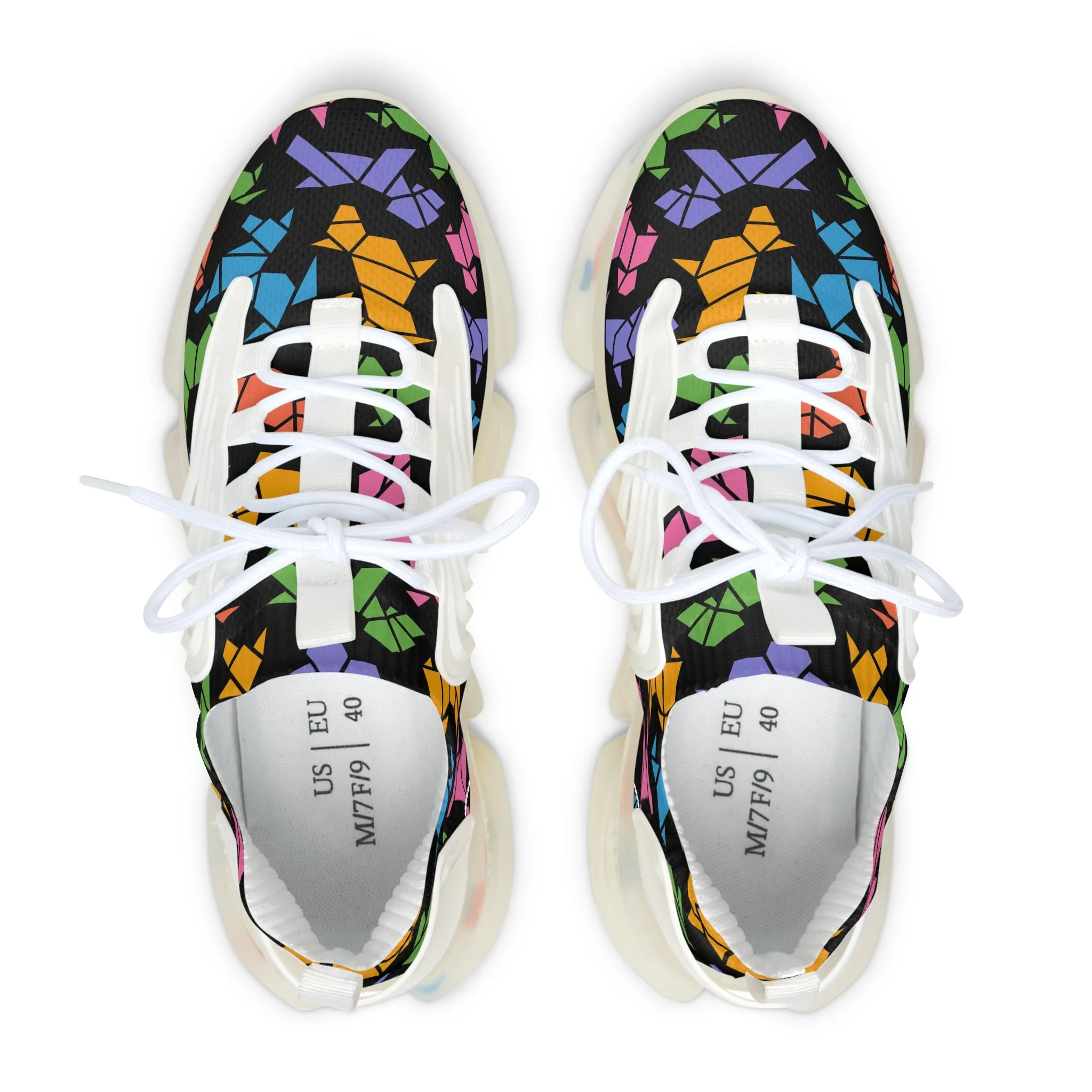 Origami Dogs Women's Mesh Sneakers
