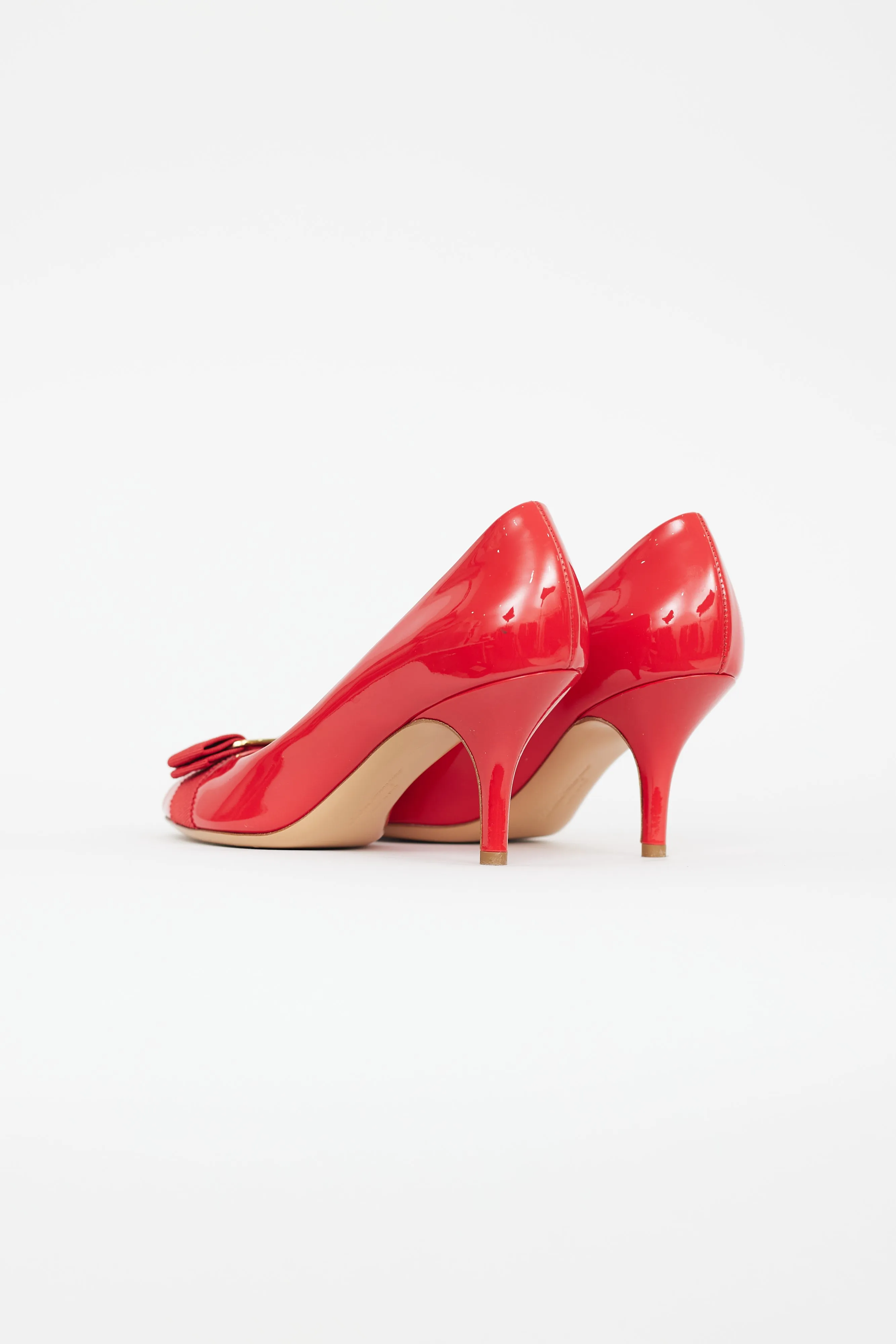 Red Patent Leather Pump