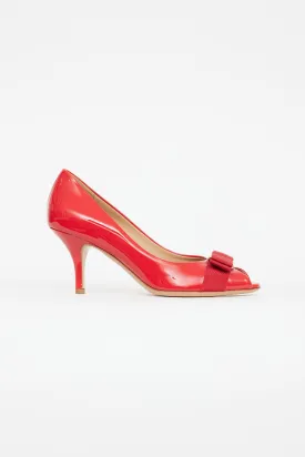 Red Patent Leather Pump