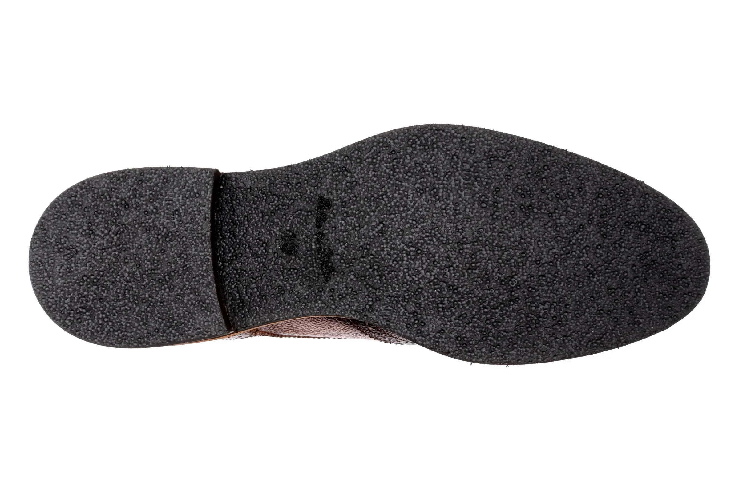 Tuscan Italian Calf Leather Wingtip - Black Oak