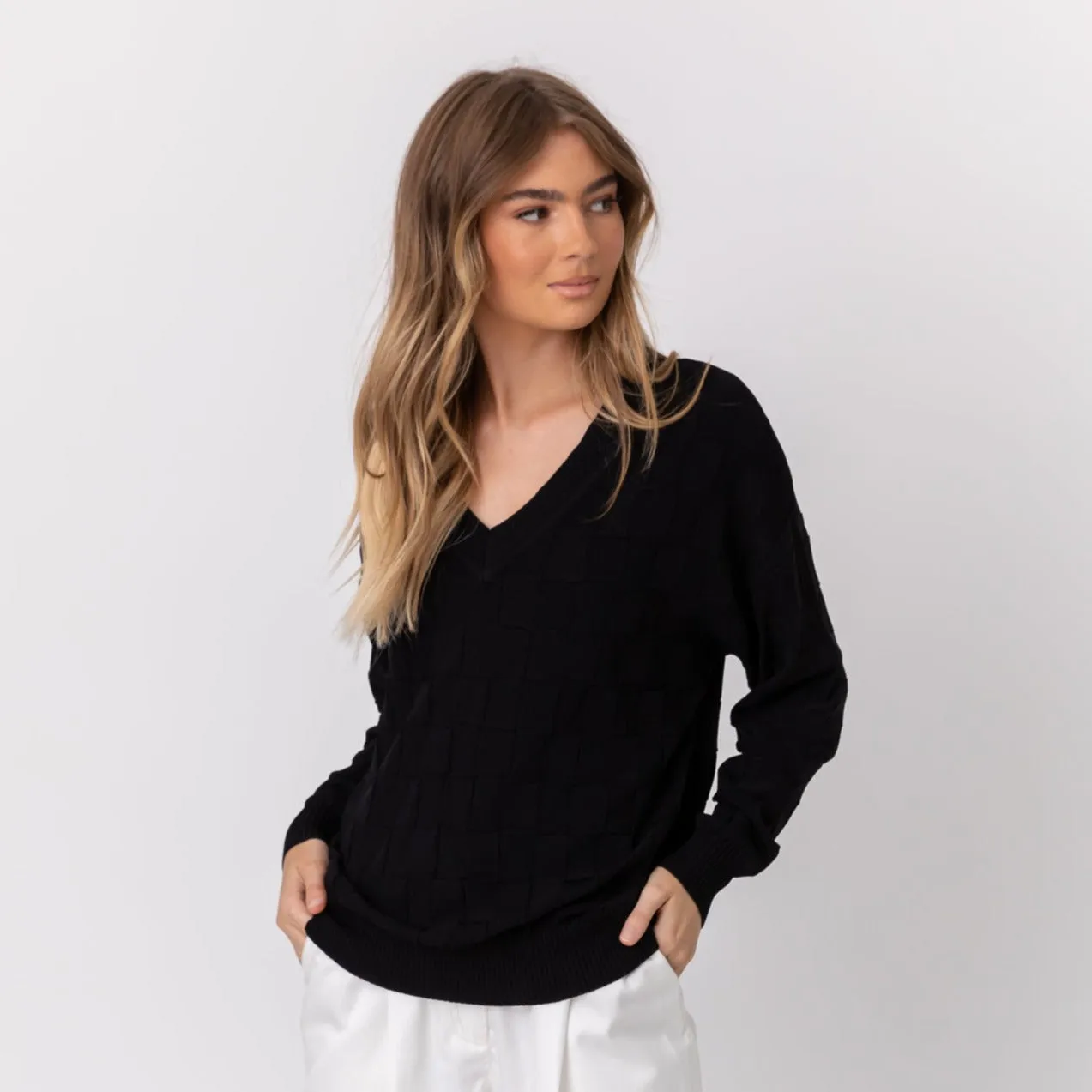 WESTLEY Knit Jumper Black