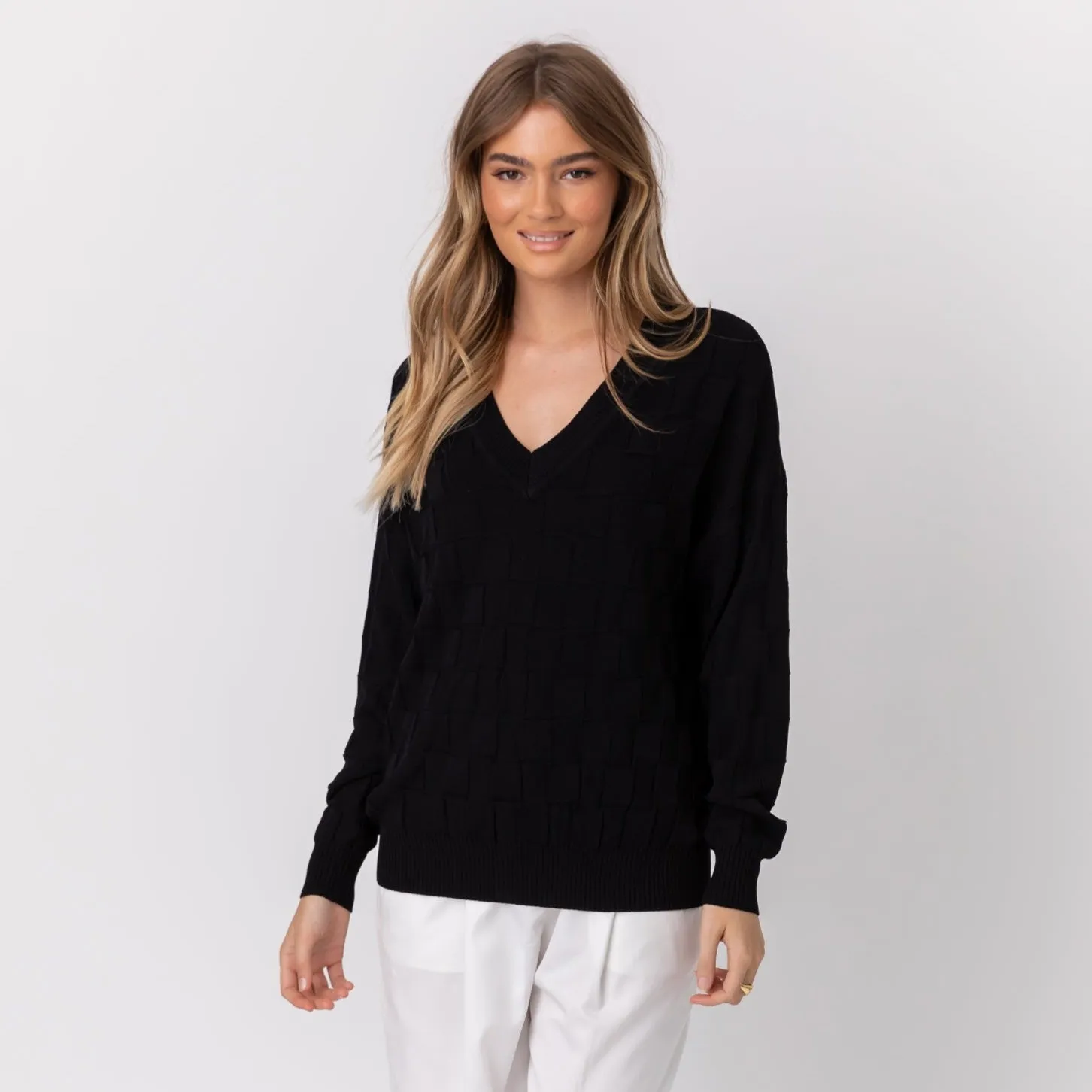 WESTLEY Knit Jumper Black