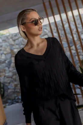WESTLEY Knit Jumper Black